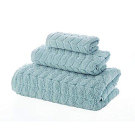 Bagno Milano Turkish Cotton Luxury Softness Spa Hotel Towels, Quick Drying Thick and Plush Bathroom Towels, Made in Turkey (Mint, 6 Pcs Towel Set)