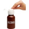 Menda 35601 HDPE 8oz Alcohol Dispensing Bottle, with Lasting-Touch Pump,