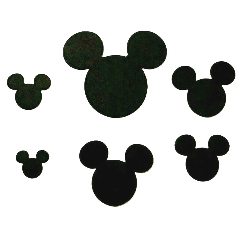 Silhouette MICKEY MOUSE EARS PEEKING OUT OF DETAILED POCKET SILHOUETTE