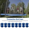 Kisbeibi 8pcs Trampoline End Caps, Dia 25mm Trampoline Enclosure Pole