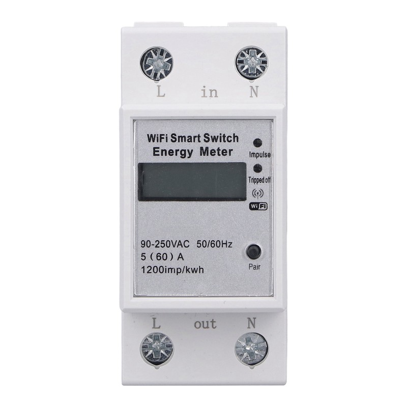 WIFI Smart Energy Meter LCD Display Household for Tuya 1