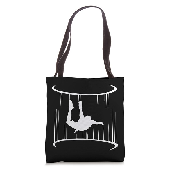 Bodyflying wind channel indoor skydiving tunnel flight Tote Bag