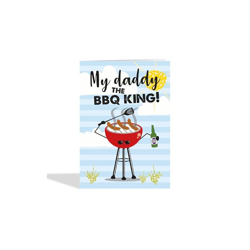 bbq daddy Father's Day Card 10483