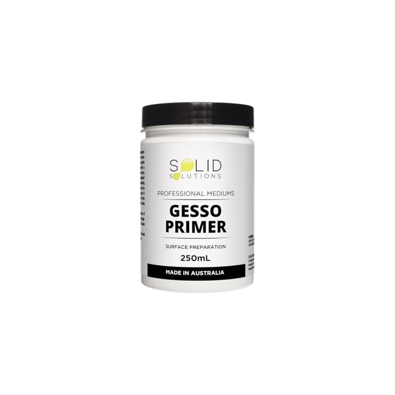 Solid Solutions Acrylic Gesso Primer | White 250ml