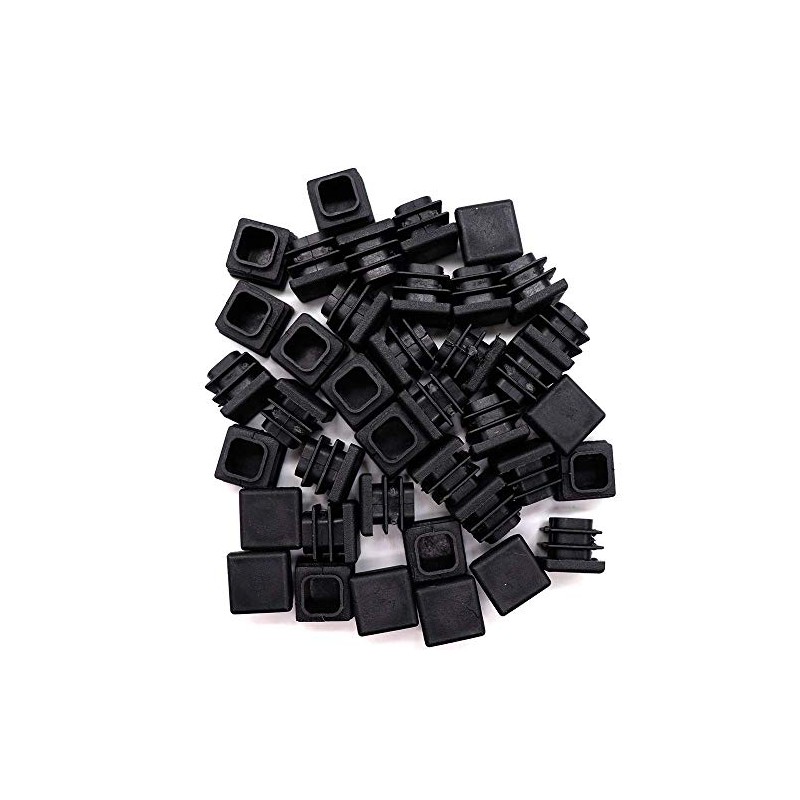 Square Tubing Plug Cap, 5/8 Inch Riccioofy 30Pcs Tubing End