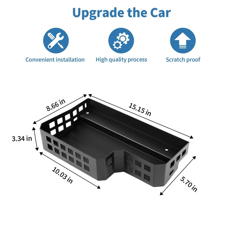 PDKLIN for Jeep JLU Trunk Left Side Cargo Rack Shelf