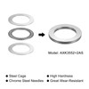 sourcing map AXK3552 Axial Needle Roller Bearing with Washers 35mm