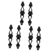 Outanaya 3sets Gold Handle Knobs European Vintage Style Wardrobe Handles