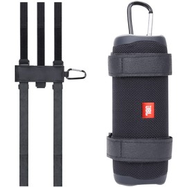 khanka Speaker Mount Replacement for Golf Cart Railing or Bike, Adjustable Strap Speaker Stand for Most Portable Bluetooth Speakers