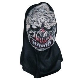 Zombie Rubber Face Mask Pink White