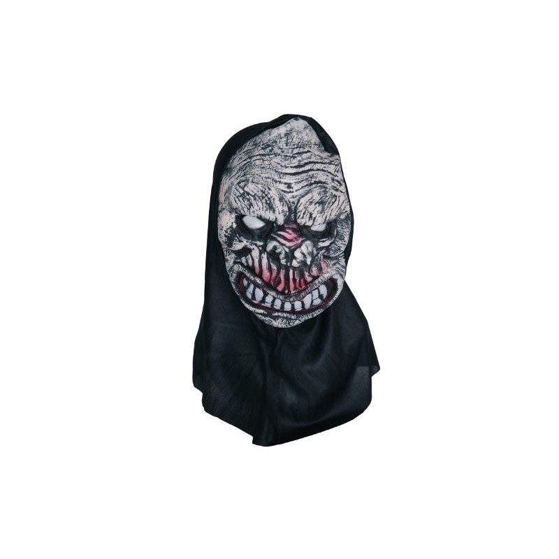 Zombie Rubber Face Mask Pink White