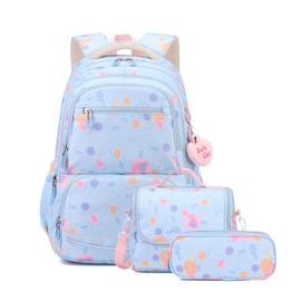 Mfikaryi Cute Girls Backpack Teen Girls Bookbag for School with Lunch Box Set