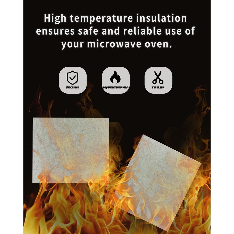 YQBOOM 2 PCS Waveguide Cover, Universal Mica Sheet for All