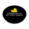Rubber duck spirit animal funny duck pop sockets with interchangeable