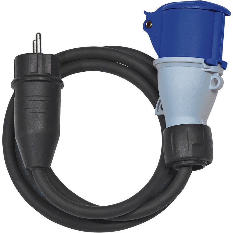 Brennenstuhl 1132921 P17 + Extension Adaptor with Plug 2 P
