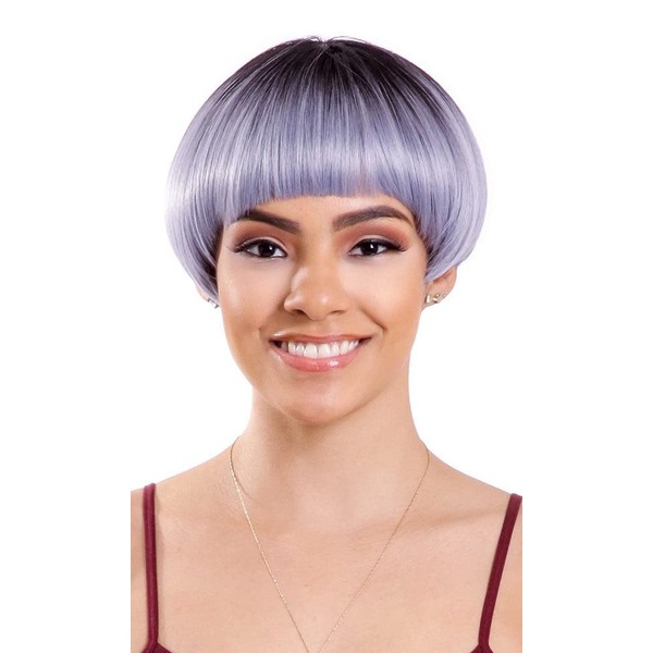 Diana Bohemian Wig Synthetic 100% Futura Short Bob Bowl Mushroom