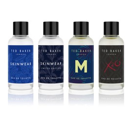 Ted Baker 4 x 15ml Miniature Scents Gift Set for Him Skinwear, Skinwear Limited Edition M and X20 Mens Fragrance Set