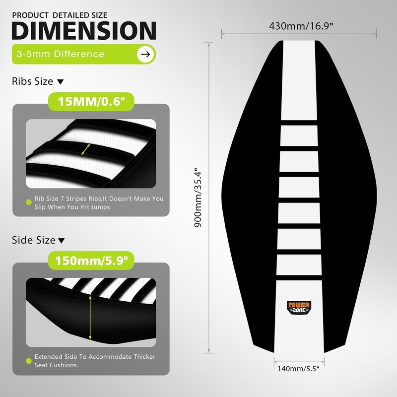 sawrain Dirt Bike Seat Cover for Surron SUR Ron Ultra