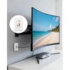 VCE Brush Wall Plate, Cable Pass Through Insert for Wires,