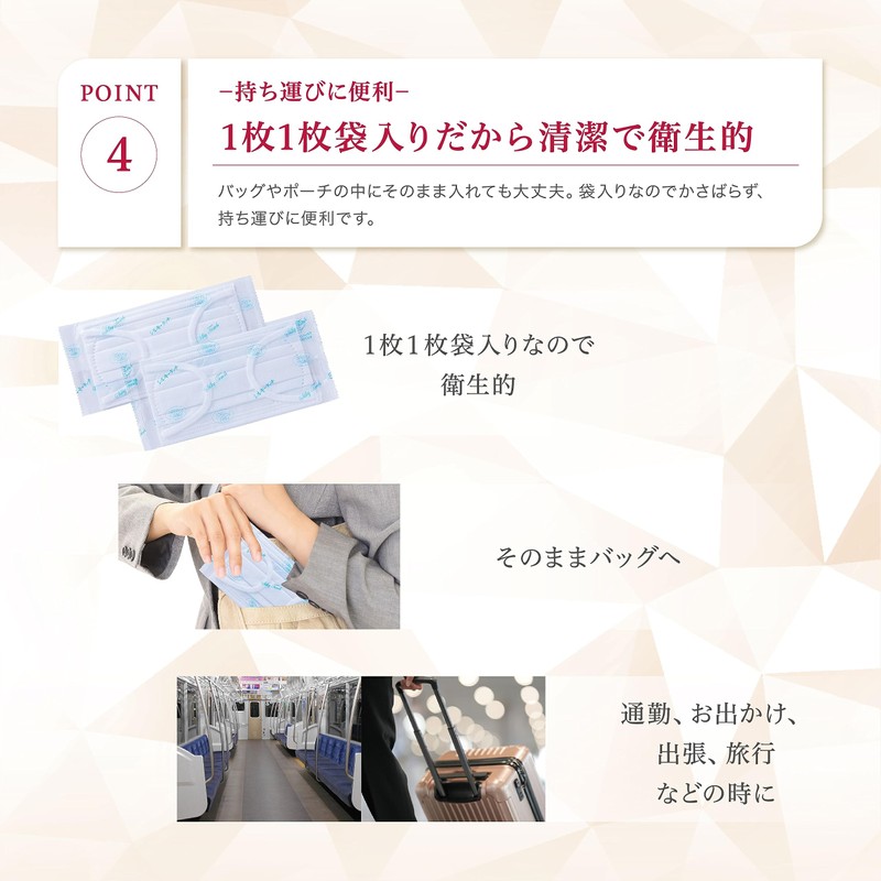 Fitty Silky Touch Ear Rubber Fluffy, 100 Sheets (Regular Size/Non-woven