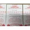 Paper Thermometer 8-Temp THERMOLABEL TL-8-290 (Lot of 3) #4028K38IAC