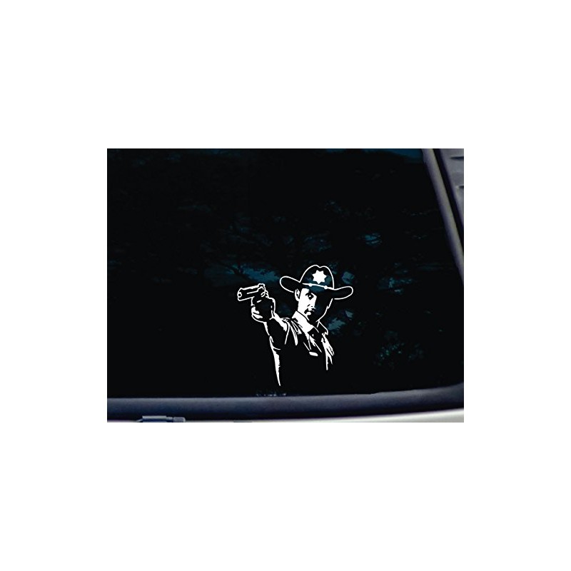Rick - 5 1/2" x 5 3/4" die cut vinyl