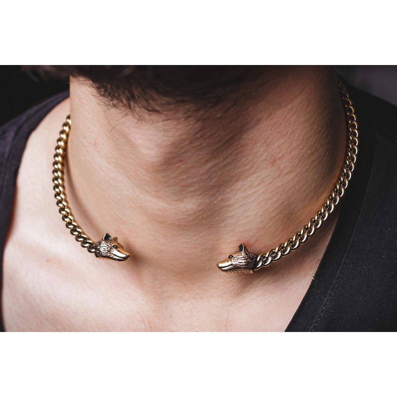 Windalf Men's Torques Tyron Choker Diameter 14 cm Viking Style