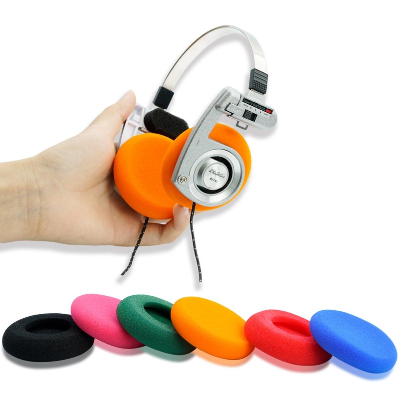 almohadillas para orejas de repuesto para Koss Porta Pros (naranja)