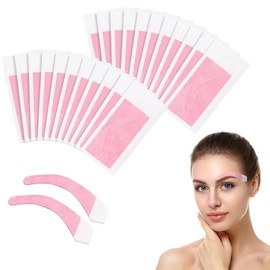 KAYEF Eyebrow Wax Strips, Face Shaping Wax Strips, Cold Wax Strips for Eyebrows, Ready Face Hair Removal Strips for Women, Home, Travel, Disposable Hair Removal Wax Strips