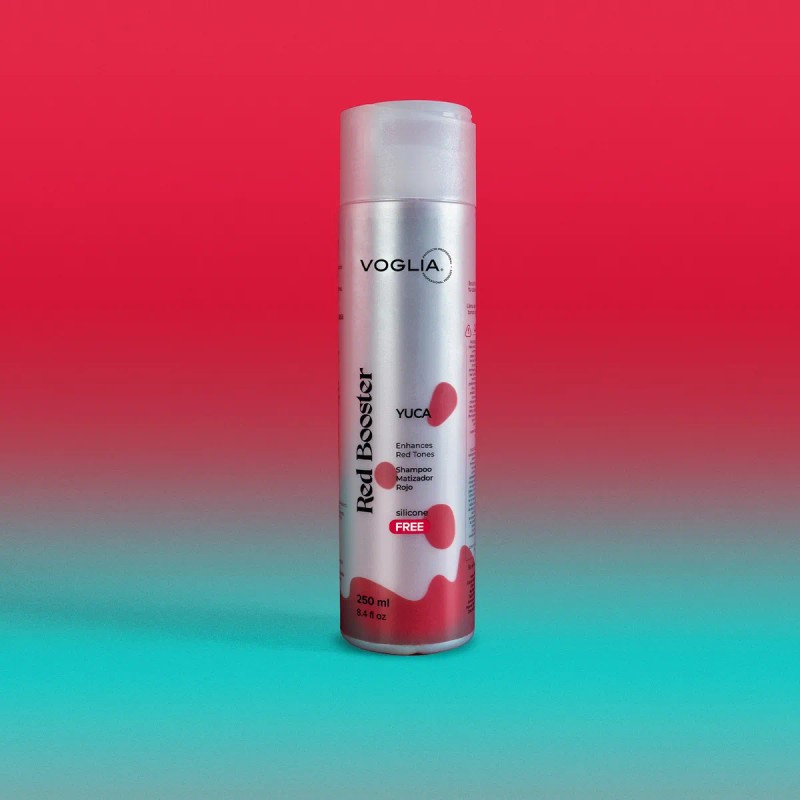 Kit Voglia: Shampoo Matizador Rojo + Tratamiento Reparador