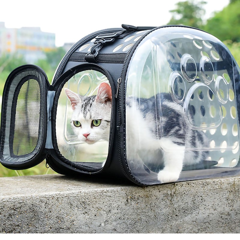 Cat Carrier Backpack Portable Large Capacity Foldable Breathable Handheld Space