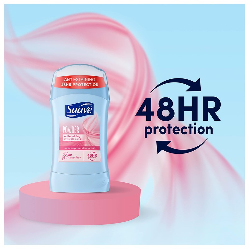 Suave Deodorant Antiperspirant & Deodorant Stick 48-hour Odor and Wetness