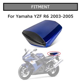 PSLER Rear Seat Fairing Cover Cowl for Yamaha YZF R6 2003-2005 (Blue)