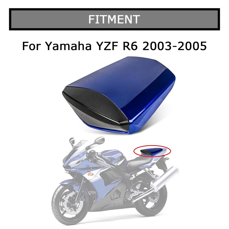 PSLER Rear Seat Fairing Cover Cowl for Yamaha YZF R6