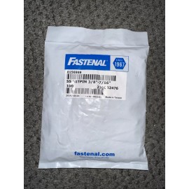 Fastenal 100 Pcs Stainless Steel Cotter Clip HitchPin R Shape Clips, hair pin 3/8”-7/16