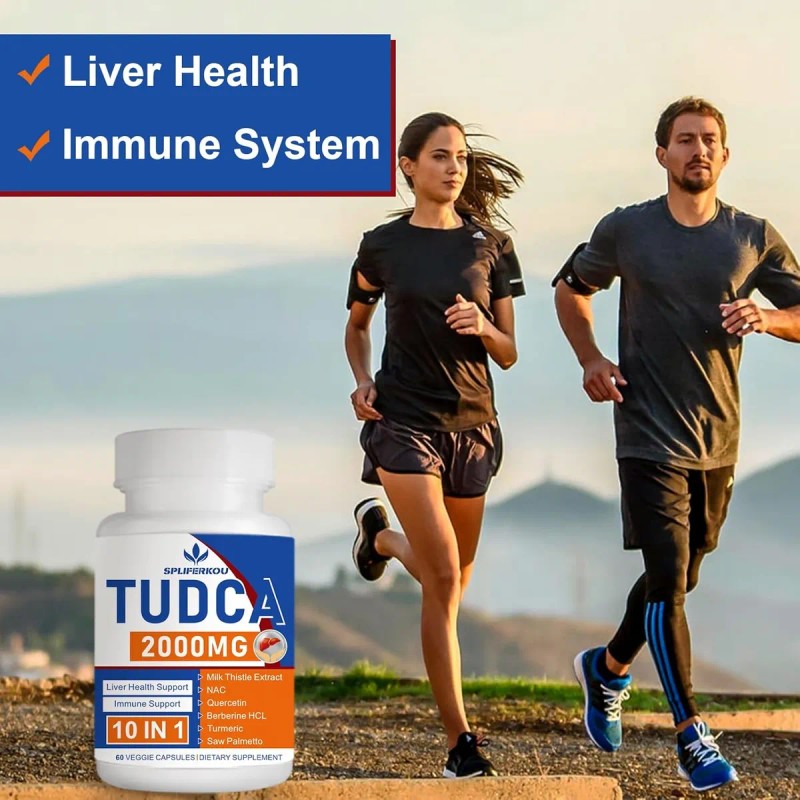Tudca 2000mg Con 60 Capsulas Apoyo Hepático Hecho En Usa