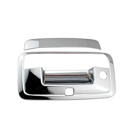 EZ Motoring Chrome Tail Tailgate Handle with Keyhole & Camera Hole Cover for 2015-2018 GMC Canyon