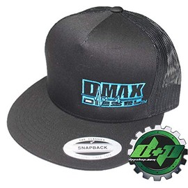 DMAX Diesel Flat Bill snap Back Trucker Cap hat Ball Summer mesh Chevy Duramax