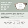 LOOK OPTIC Keaton Progressive Readers-Stylish Unisex Prescription Quality Glasses