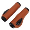 Artificial Leather Bicycle Grips Liquid Silicone Palm Pad Shock Absorption