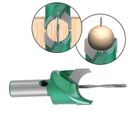 Cnfang4 Woodworking Milling 16mm Buddha Ball Beads Router Cutter Wooden Drill Bit Tool 1PC Green Carbide