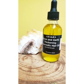 Chakra Onion / Garlic Thickening & Growth Hair Oil Treatment-Thinning Hair 2 oz. (60ml)