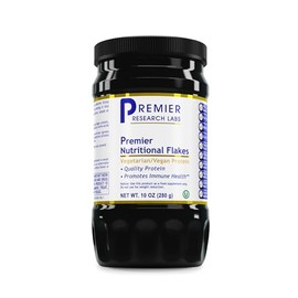 Premier Research Labs Nutritional Flakes - Fortified Nutritional Yeast Flakes for Baking, Immune Support & Nutrition with Protein & Vitamin B12, Active Dry Yeast for Vegan Cheese, Seasoning - 10 oz