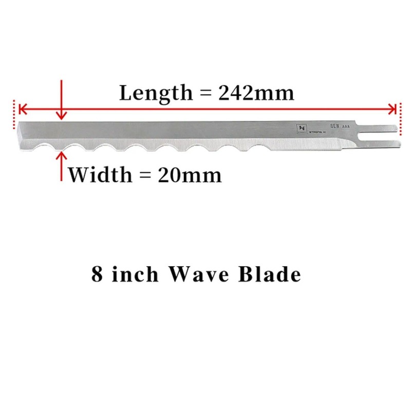 Blooy - 8 inch Wave Edge Blade for KM, Eastman,