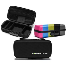 BOMBER CASE - Elite Series - Odor-Proof Lock Box with Customizable Interior - Durable, Flexible, and Secure - 9.5" x 4" x 3.5" - Black