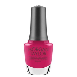 Morgan Taylor Nail Lacquer (Tropical Punch) Bright Pink Professional Lacquer, Vibrant, Chip-Resistant, Fast-Drying, Long-Lasting, High-Shine, Perfect for Manicures & Pedicure, 0.5 ounce.