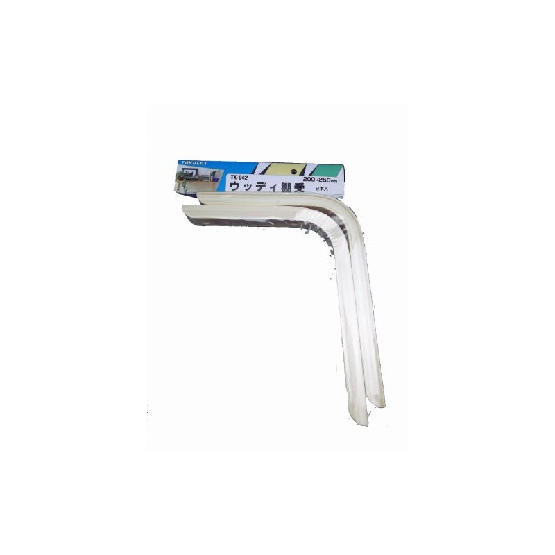 和気産業(Waki Sangyo) ウッディ棚受 2本入 200×250mm TK-042