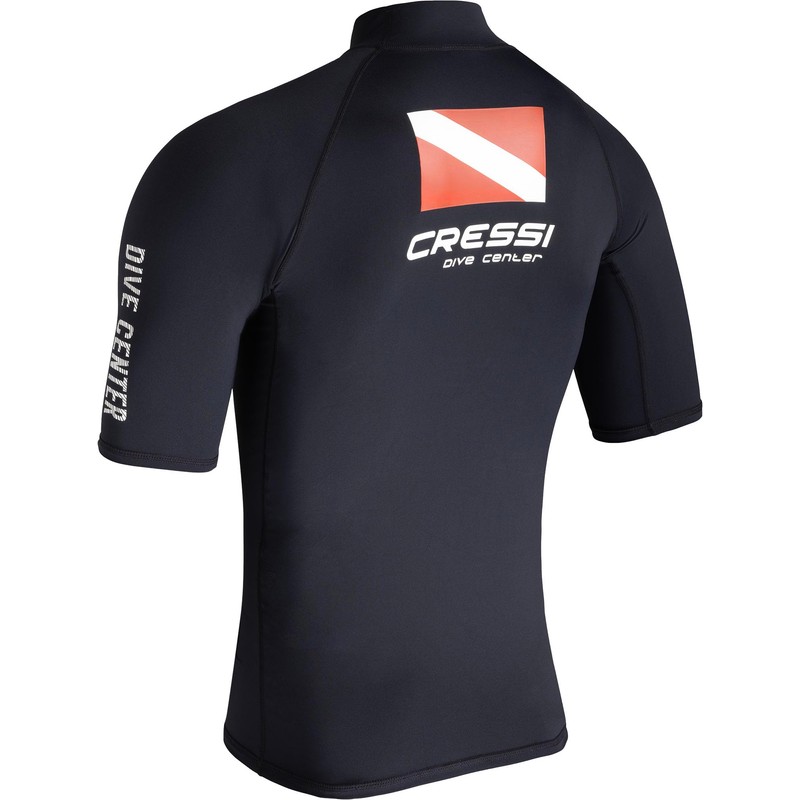 Cressi Men's Man Black Dive Center Men s Rash Guard