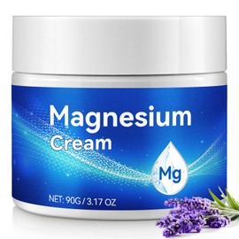 FUBAOLIN Magnesium Cream - Magnesium Lotion, Topical Magnesium Butter Balm for Legs, Feet, Arms or Chest, with Magnesium Chloride, Lavender