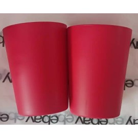Mainstays new Mainstays 18 oz plastic tumbler red Microwave and dishwasher safe Set 2